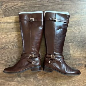 Essex Lane Leather Brown Riding Boots